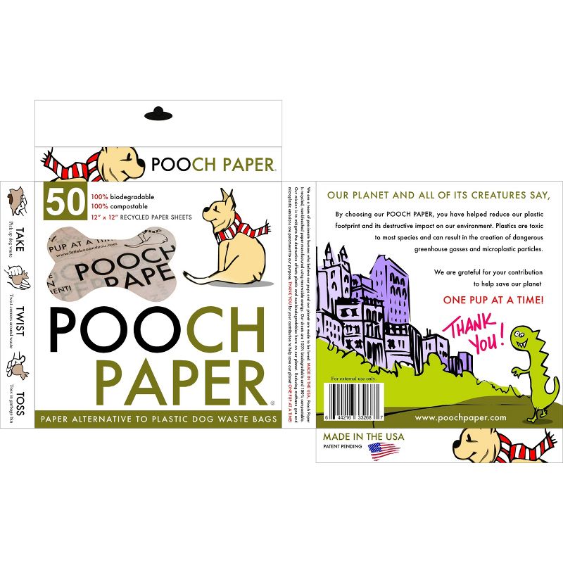 Pooch Paper Dog Waste Accessories