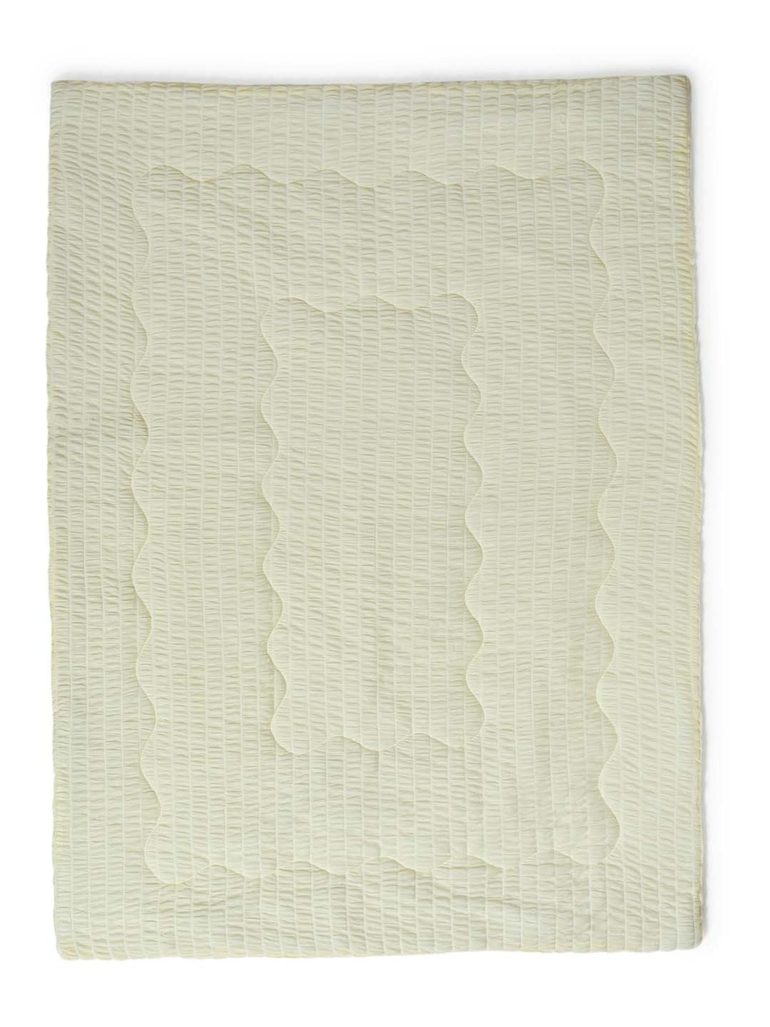 MiArcus Ecru Nylon Blend 60 TC Solid Cooling Blanket For Kids