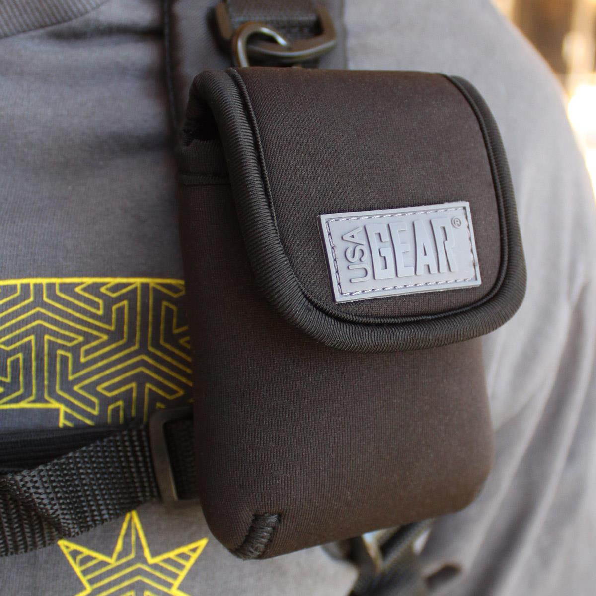 Portable 2-Way Radio Carrying Case with Belt Loop & Carabiner for BAOFENG UV-5R+ , UV-5RE+ , UV-3R , UV-3R+ , UV-200 , UV-100 , BF-666S , BF-658 , BF-328 , BF-490 & More Two-Way Receiver / Radios!