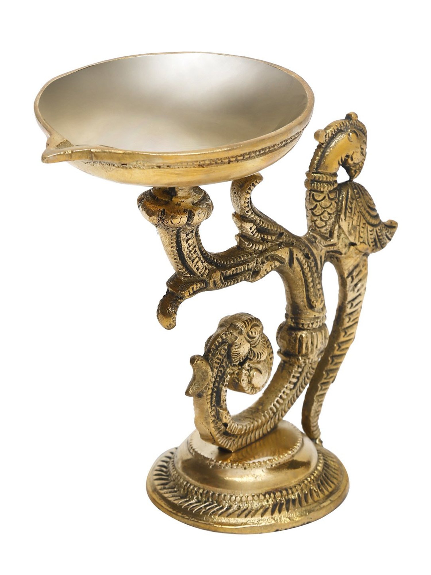 Fabindia Home Mehnoor Bronze Metal Hanging Oil Diya