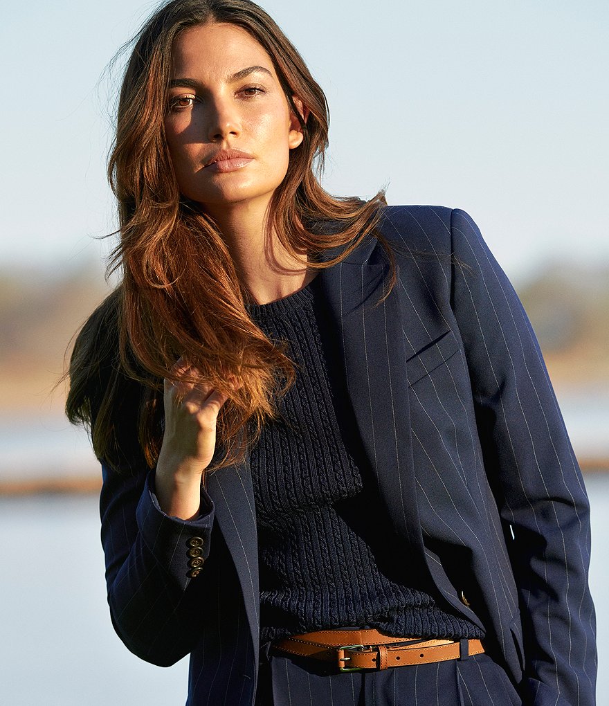 Kasper Glen Plaid Notch Lapel Two Button Front Pocket Jacket