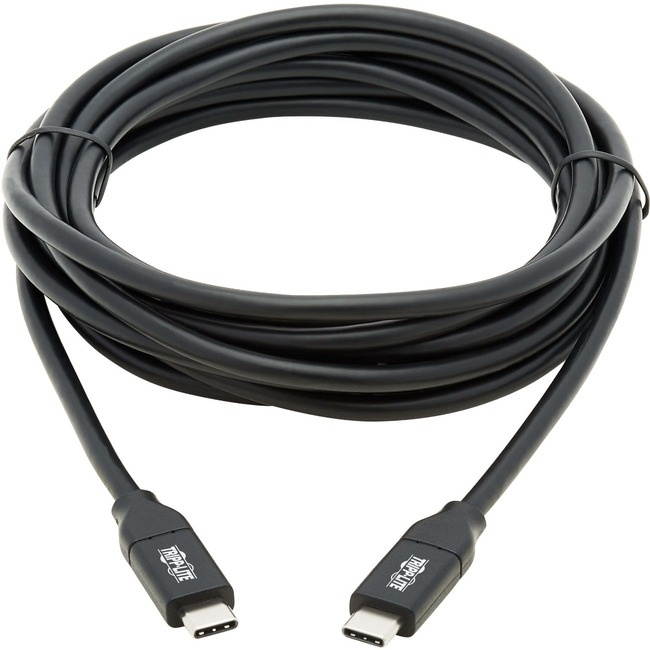 Tripp Lite 9.8ft USB Type C to USB C USB 2.0 Charging Cable Black