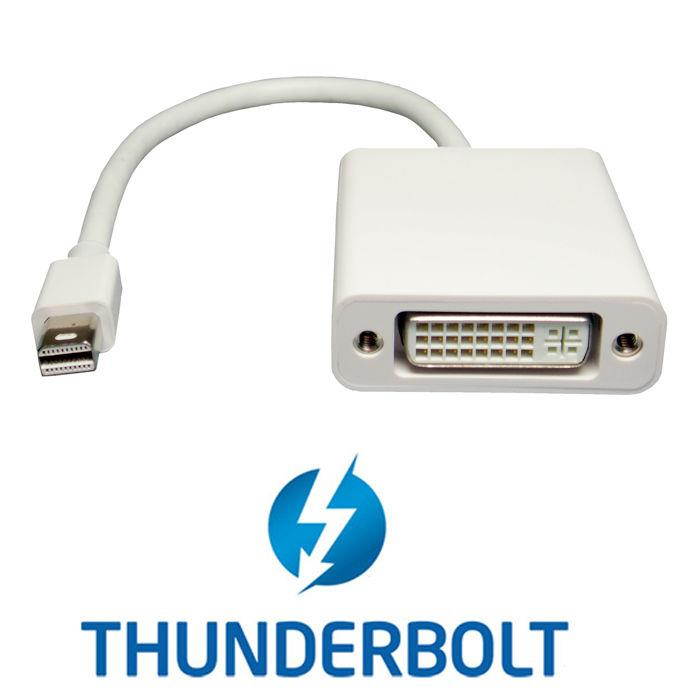Thunderbolt Port to DVI digital Female Adapter Cable with Video for MacBook2011