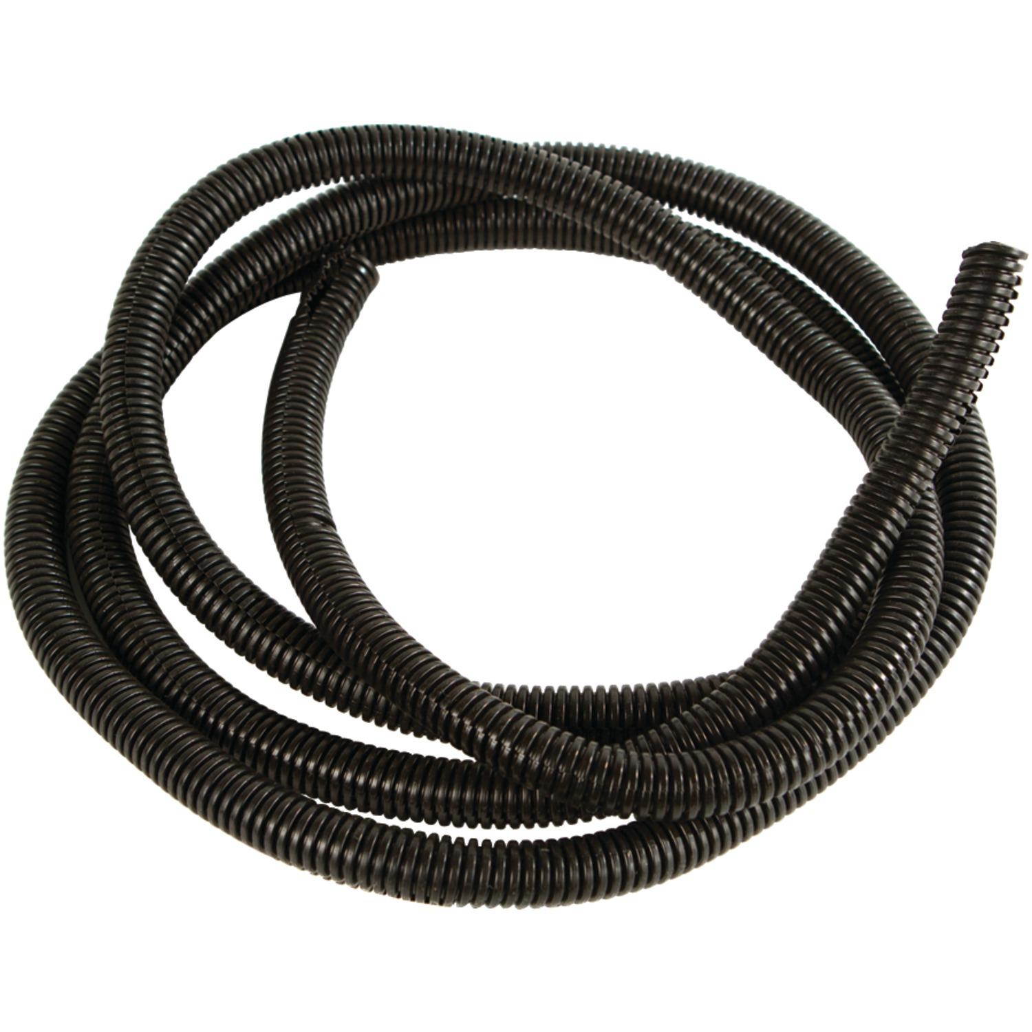 Amercian Terminal Supply 27031 Black Split-Loom Cable Tubing, 100ft (.38)