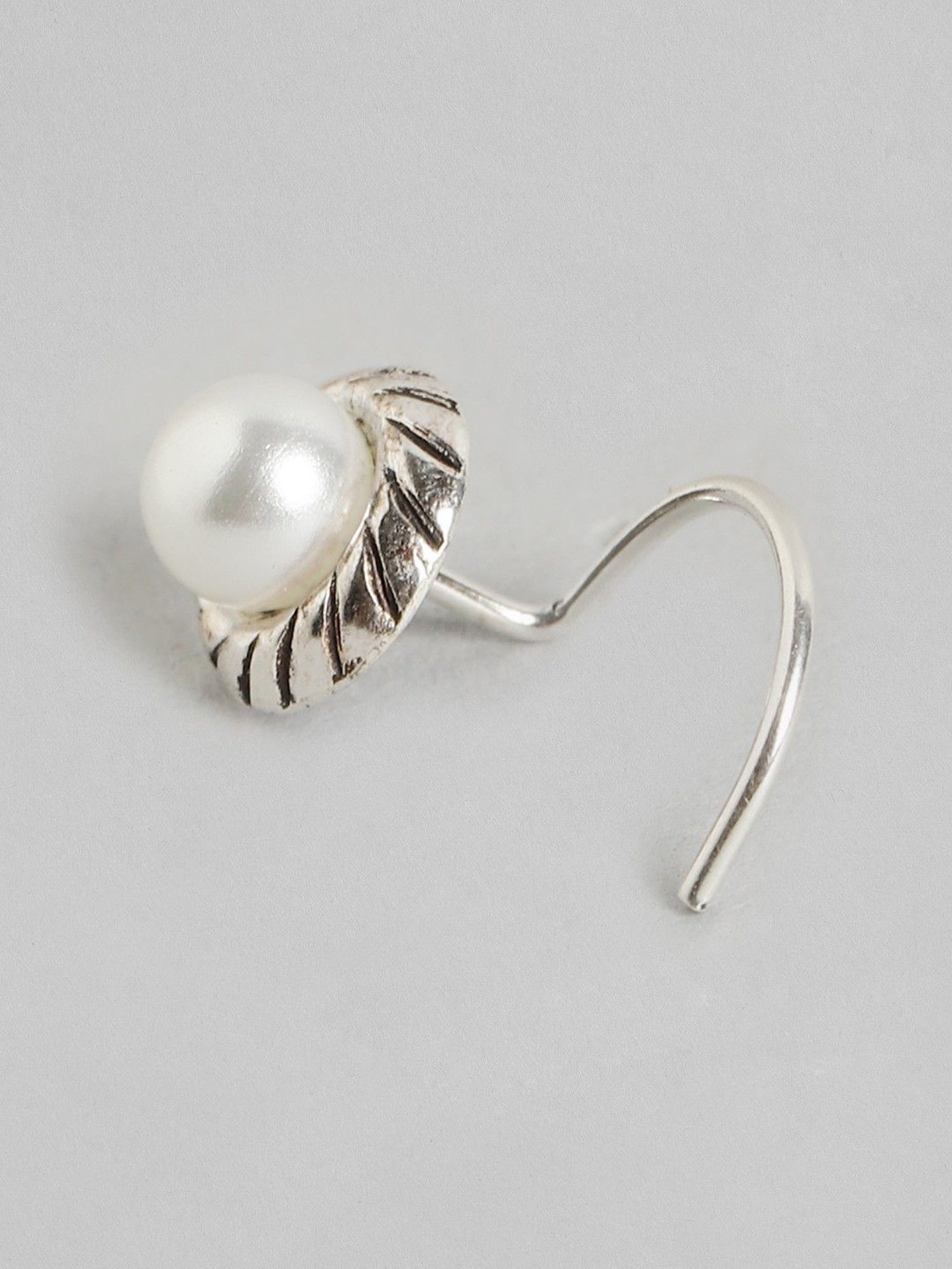 March by FableStreet 92.5 Sterling Silver Classic Nose Ring