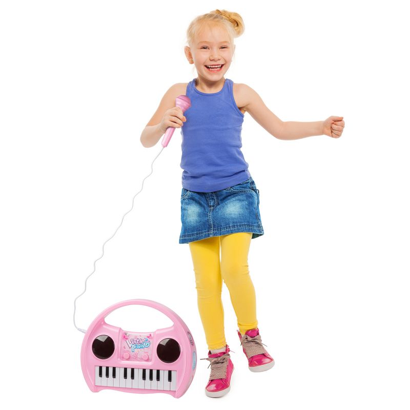 Hey! Play! Kids Lighted Karaoke Machine with Microphone