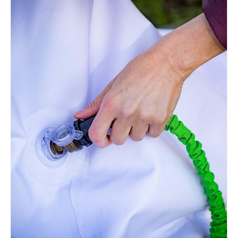 HearthSong Jump2It Outdoor Inflatable Kids Trampoline with Water Compartments for Stability