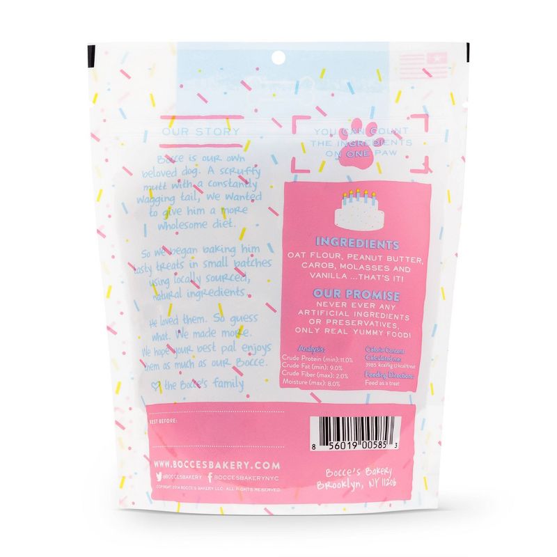 Bocce's Bakery Birthday Cake Dog Treats - 5oz