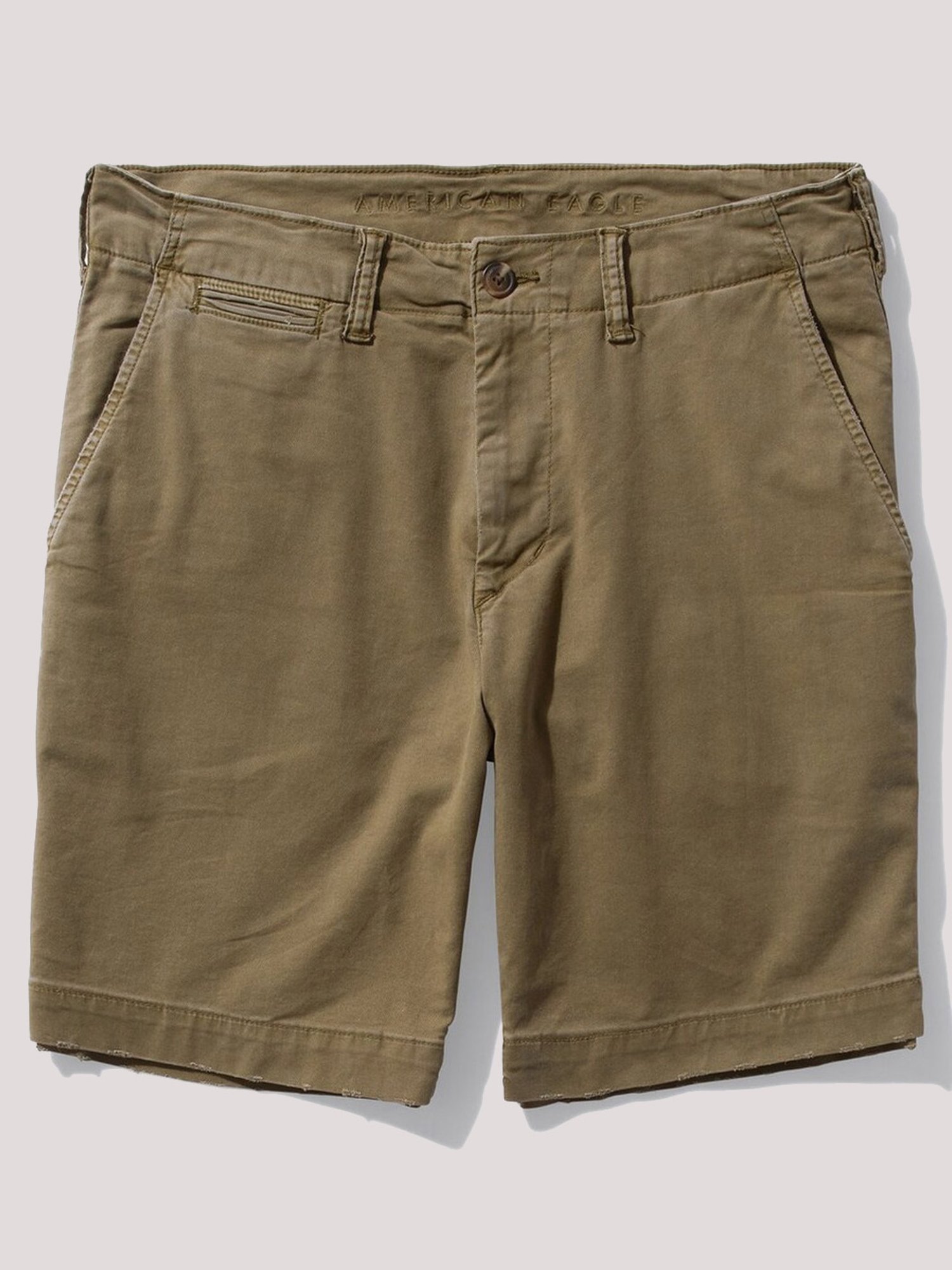 American Eagle Outfitters Green Cotton Regular Fit Shorts
