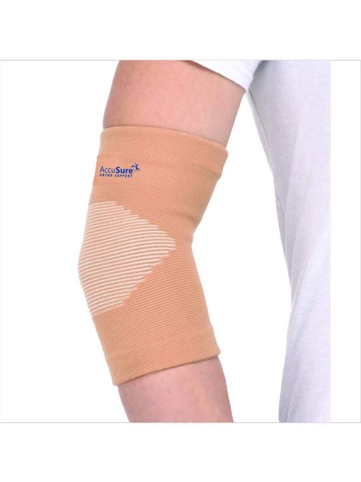 AccuSure Elbow Support Compression Support Elbow Sleeve for Men & Women - Medium