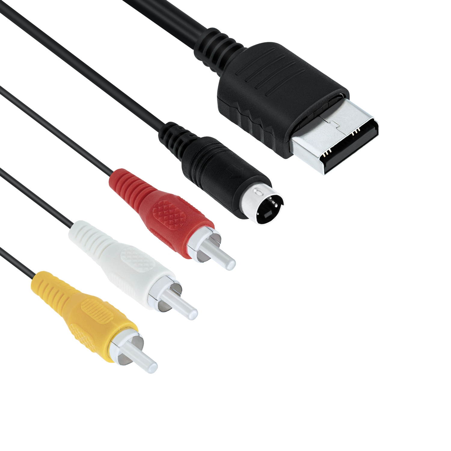 3RCA Audio Video S-Video & AV Cable Cord Sega Dreamcast