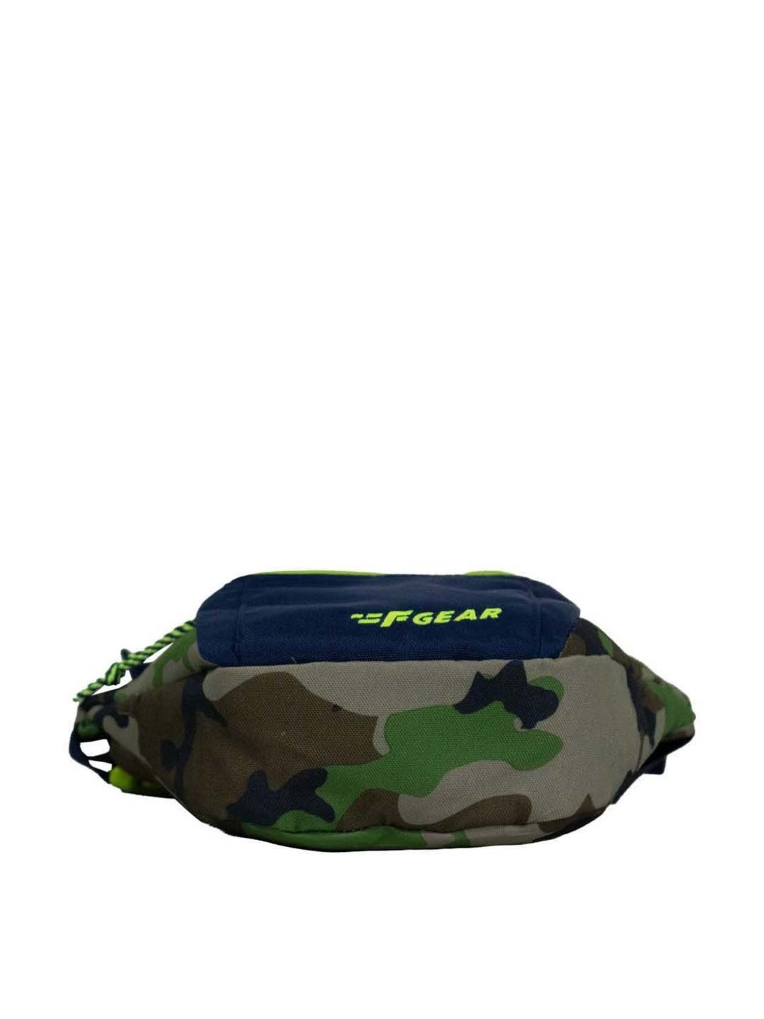 F Gear Green Printed Waist Pouch