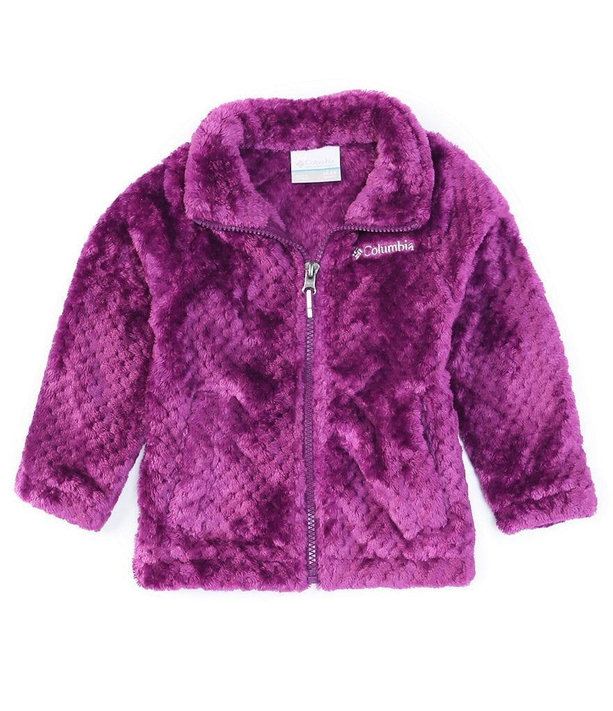 Columbia Baby Girls 3-24 Months Benton Springs Solid Fleece Zip Front Jacket