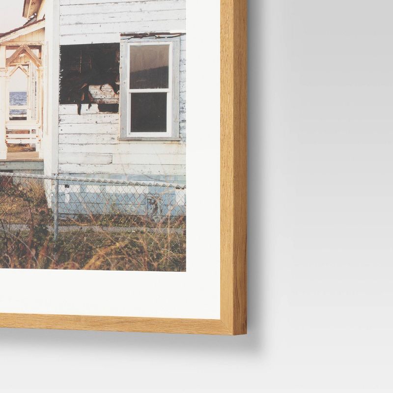 (Set of 2) 16" x 20" Landscape Photography Framed Wall Art Pink - Threshold™