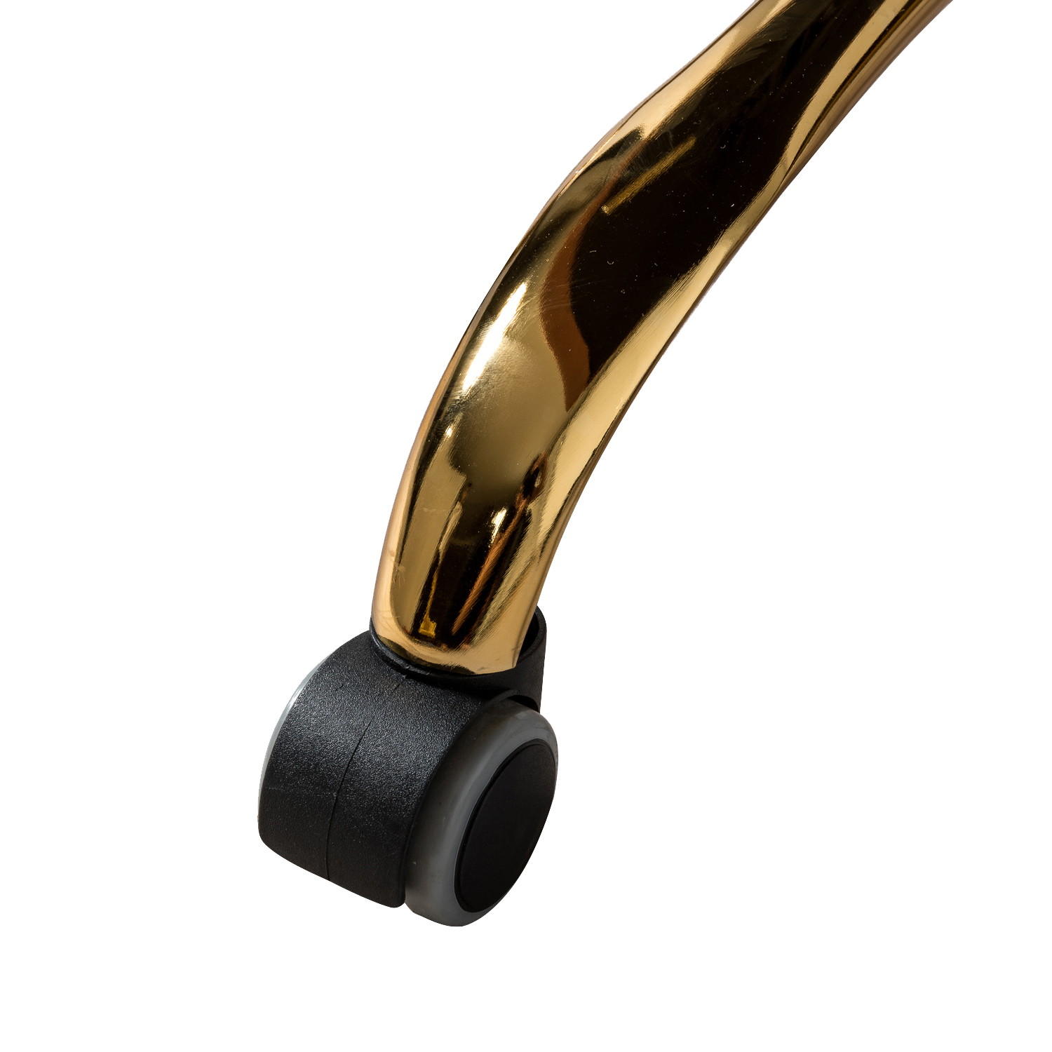 Jayden Creation Lydia Height Adjustable Velvet Task Chair with Swivel Gold Metal Base for Home Office, Bedroom, Living Room