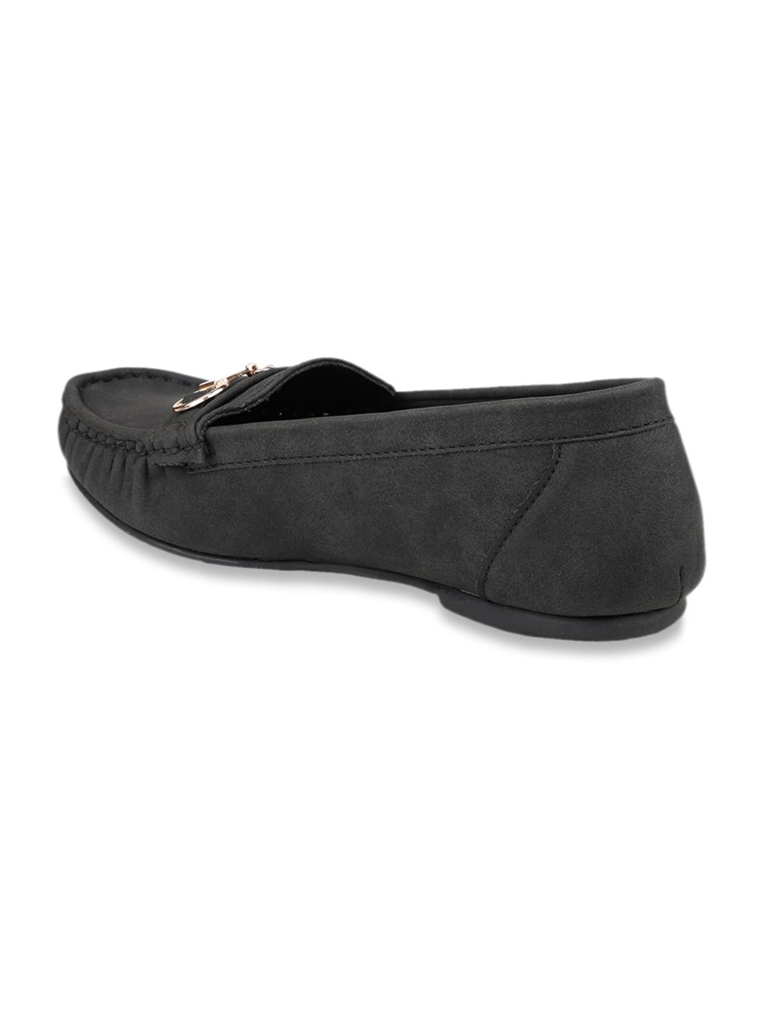 Design Crew Women's Black Casual Loafers