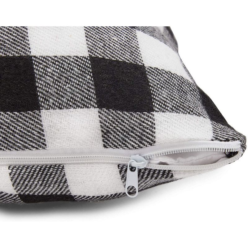 2pk Mina Victory Life Styles Solid Velvet Pillow Covers Brown - Nourison