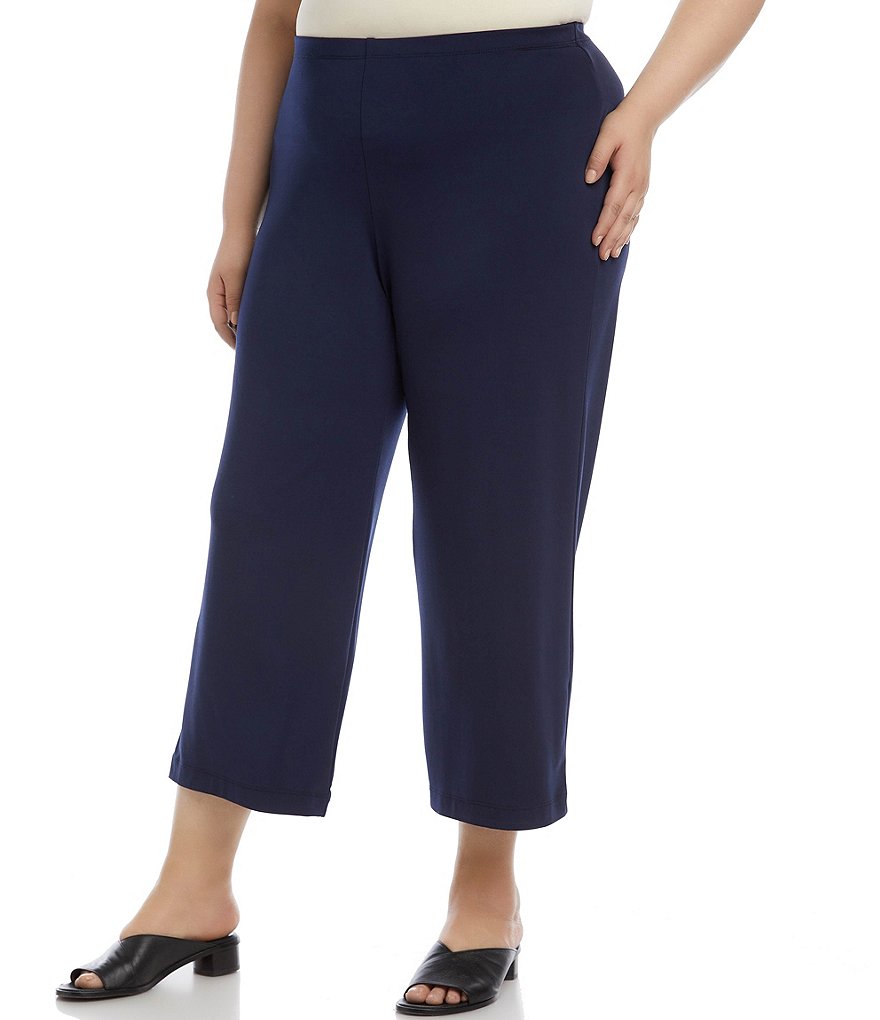 Karen Kane Plus Size Brooklyn Pull-On Cropped Pants