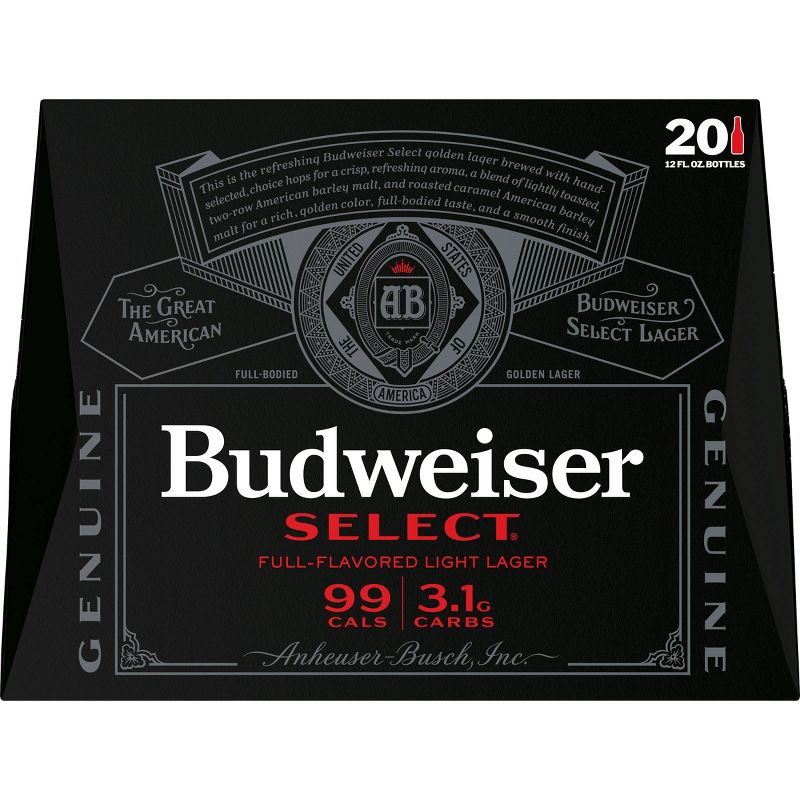 Budweiser Select Beer - 20pk/12 fl oz Bottles