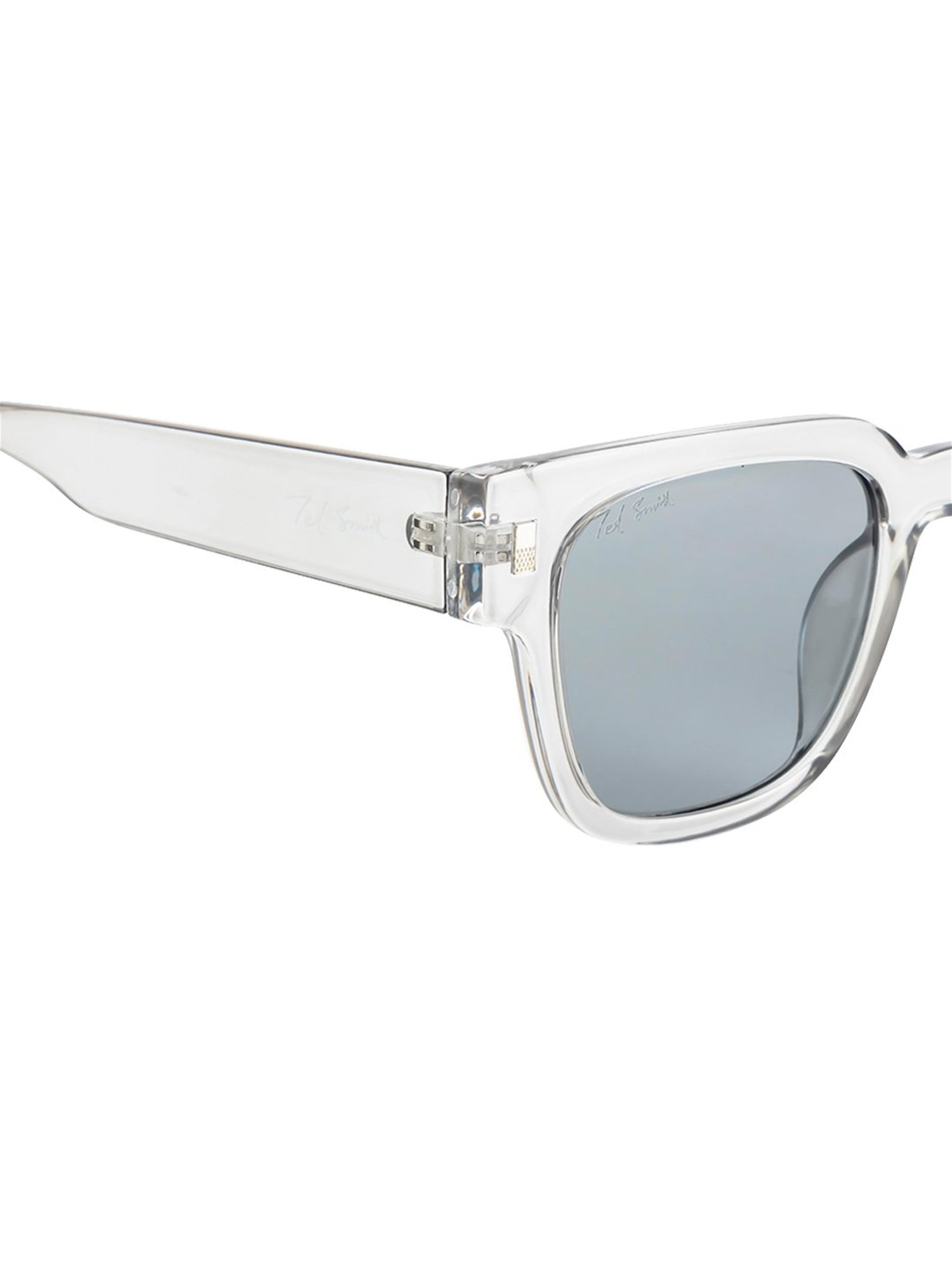 Ted Smith Grey Wayfarer Unisex Sunglasses
