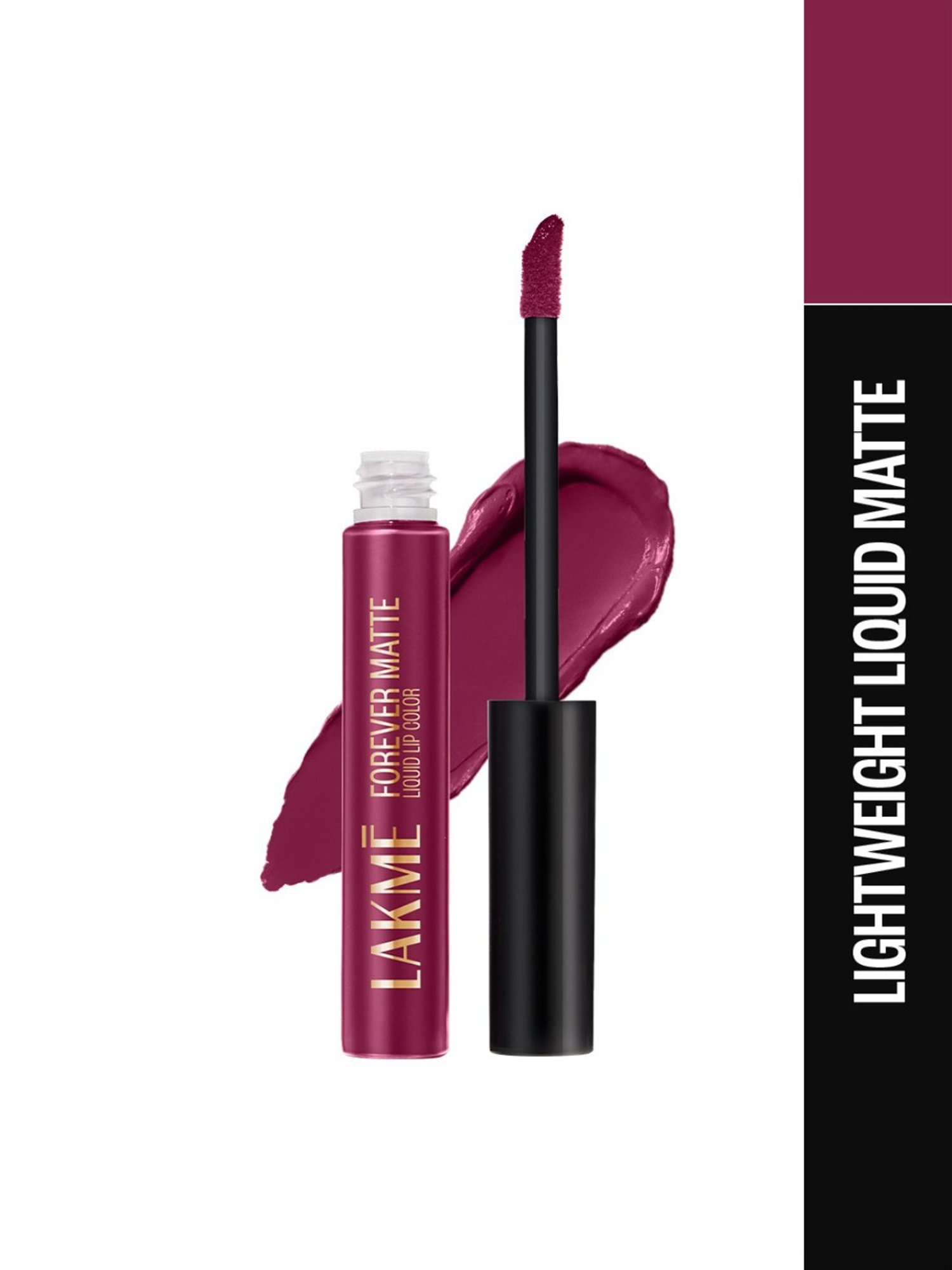 Lakme Forever Matte Liquid Lip Color Red Wine - 5.6 ml
