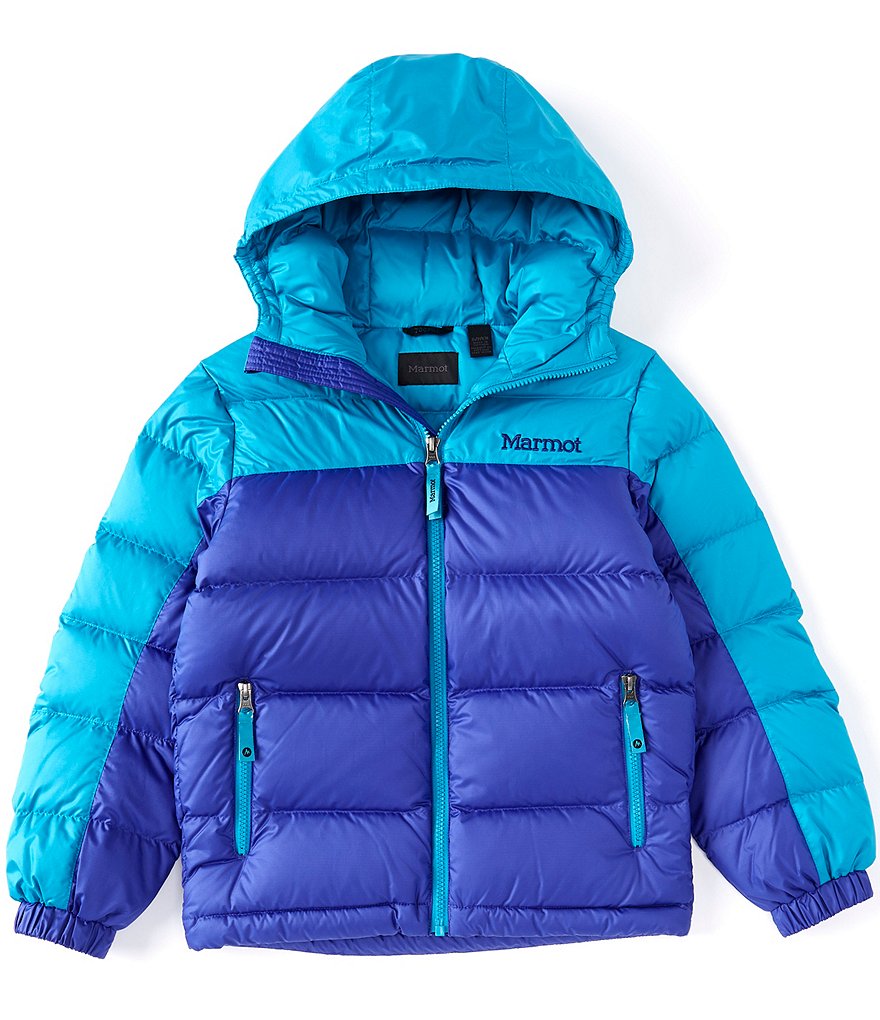 Marmot Big Girls 7-16 Royal Guides Down Hooded Coat