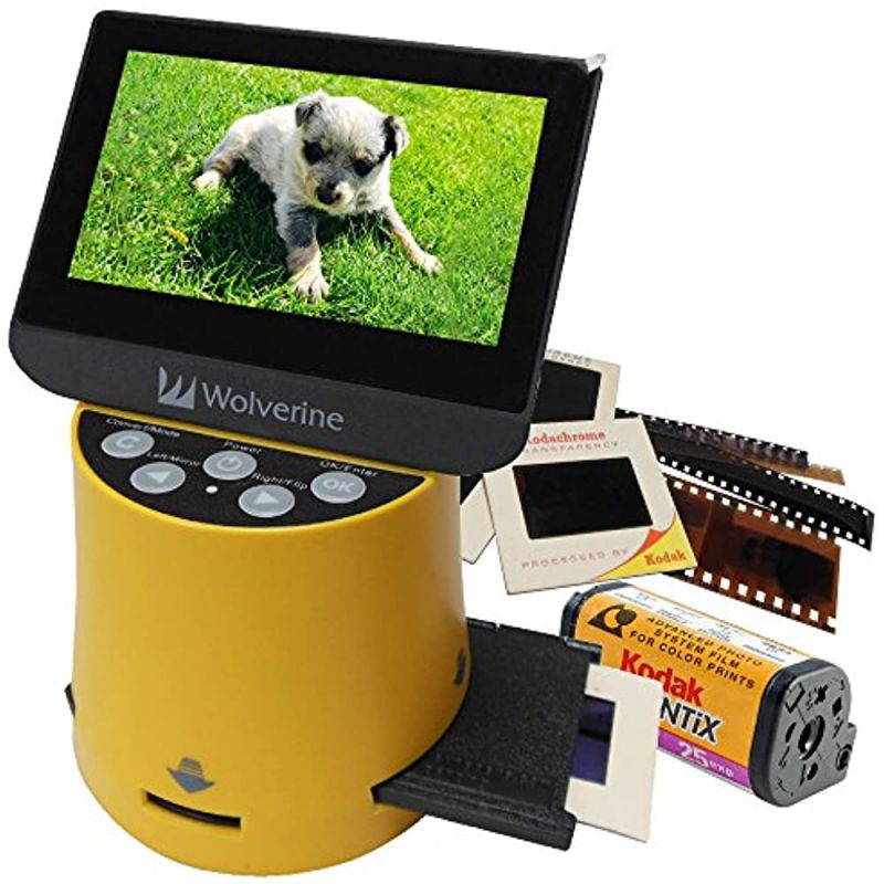 Wolverine Data 8-in-1 HD Film to Digital Converter w/4.3" LCD Screen & HDMI