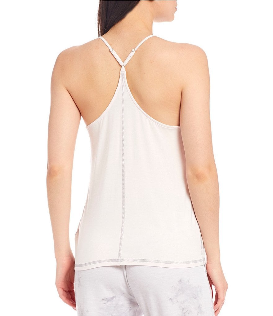 Splendid Solid Jersey Knit Racer Back Sleep Tank