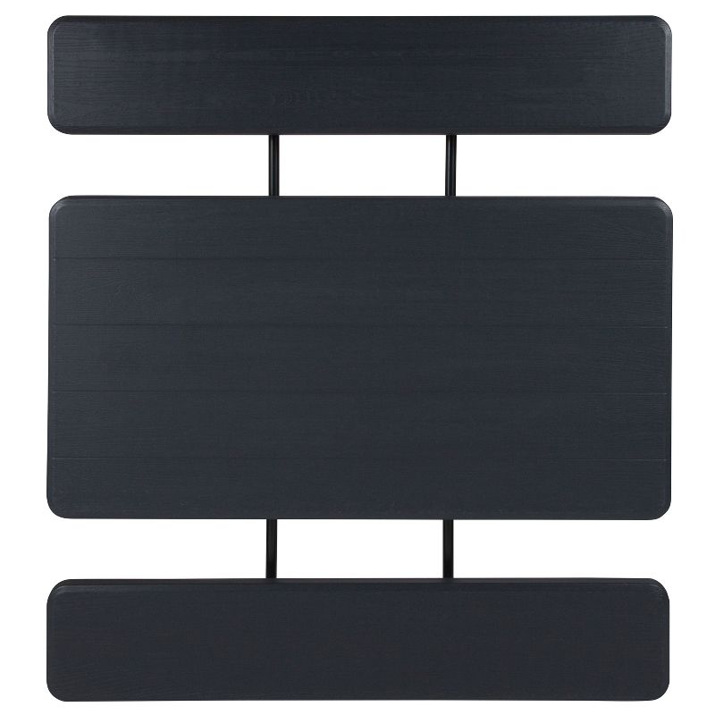 Emma and Oliver 72" x 12" x 12" Birchwood Bar Top Riser with Silver Legs