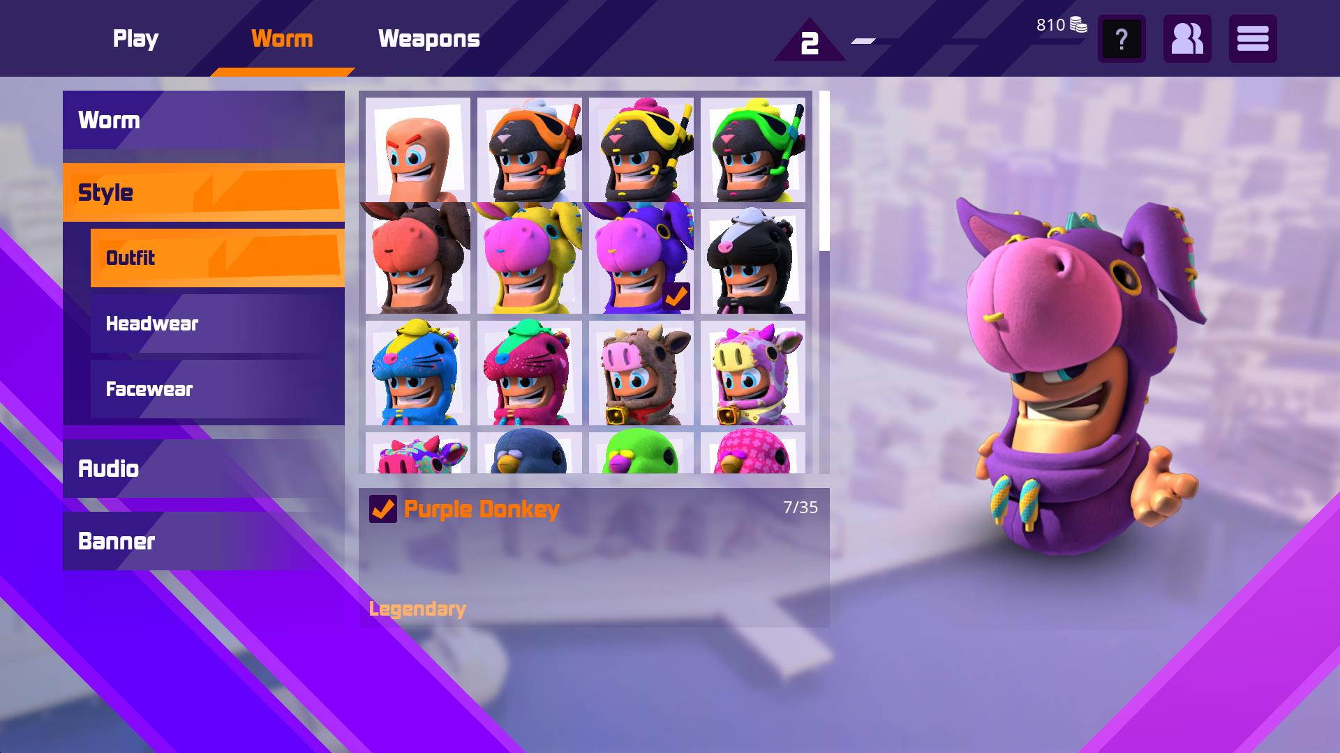 Worms Rumble - New Challenger Pack  [Online Game Code]