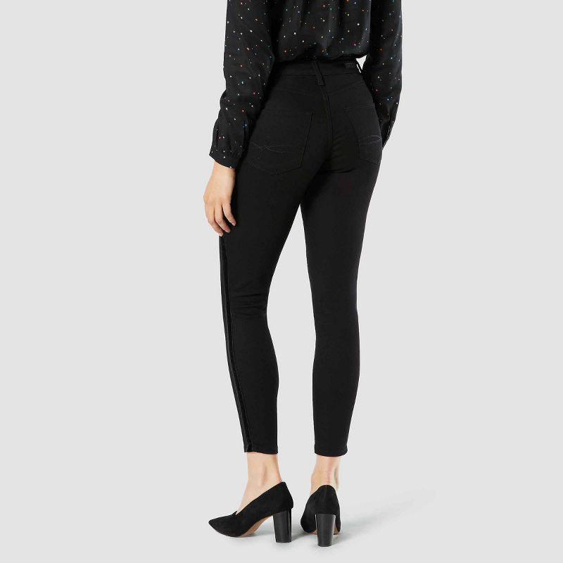 Sail Blue Wide Leg Pocketed High Waist Jeans