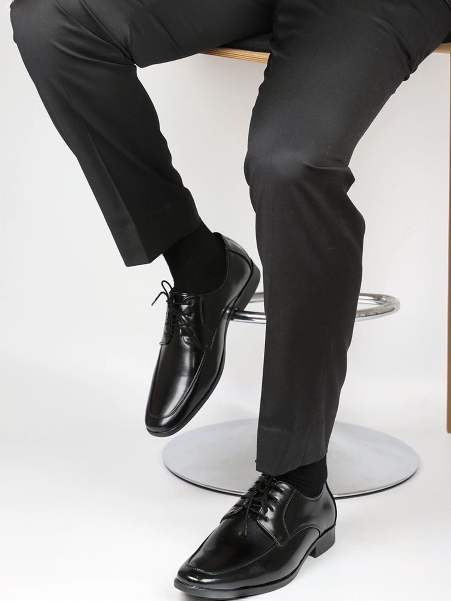 Privo by Inc.5 Men's Black Derby Shoes