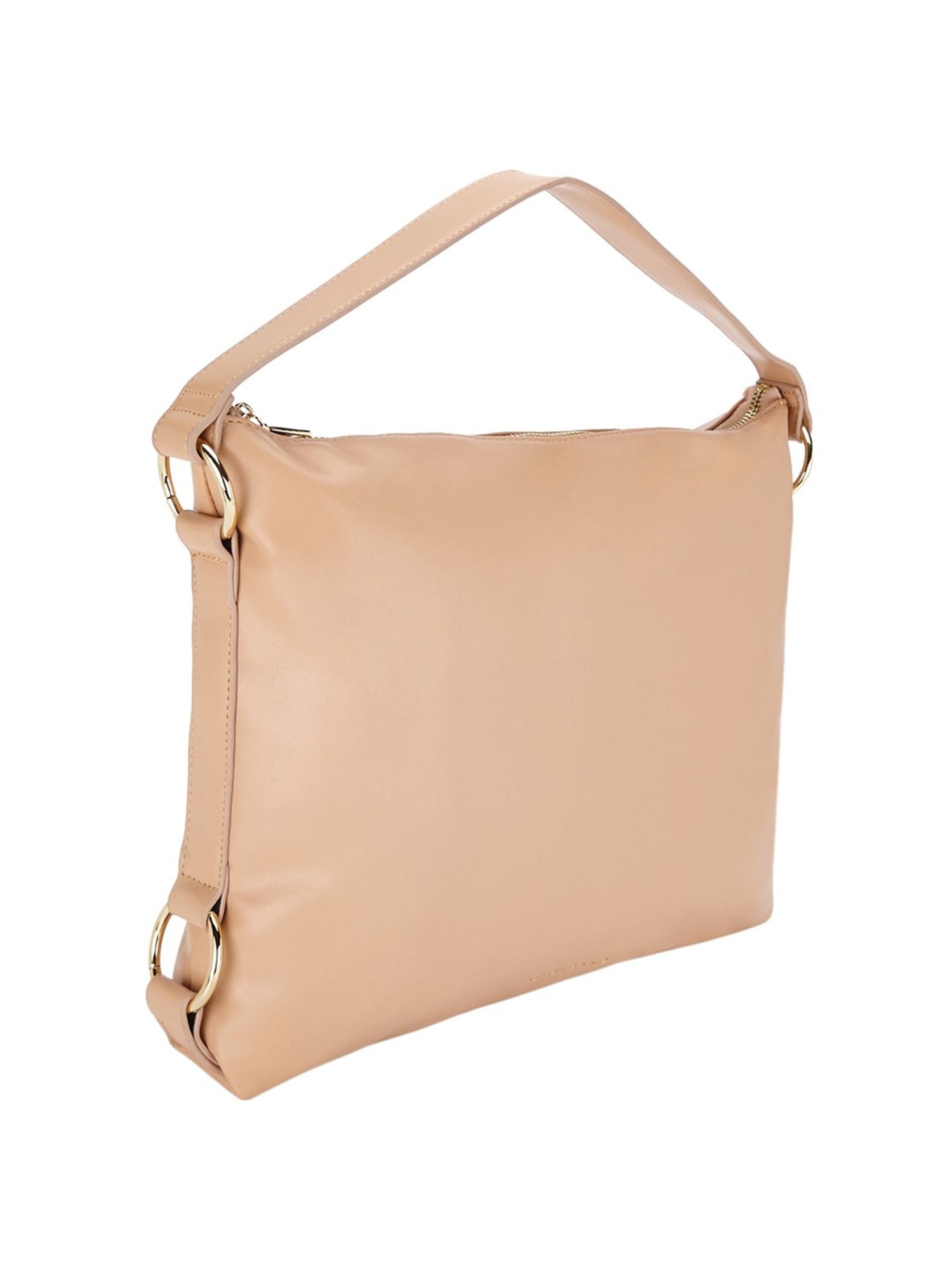 Giordano Beige Solid Handbag