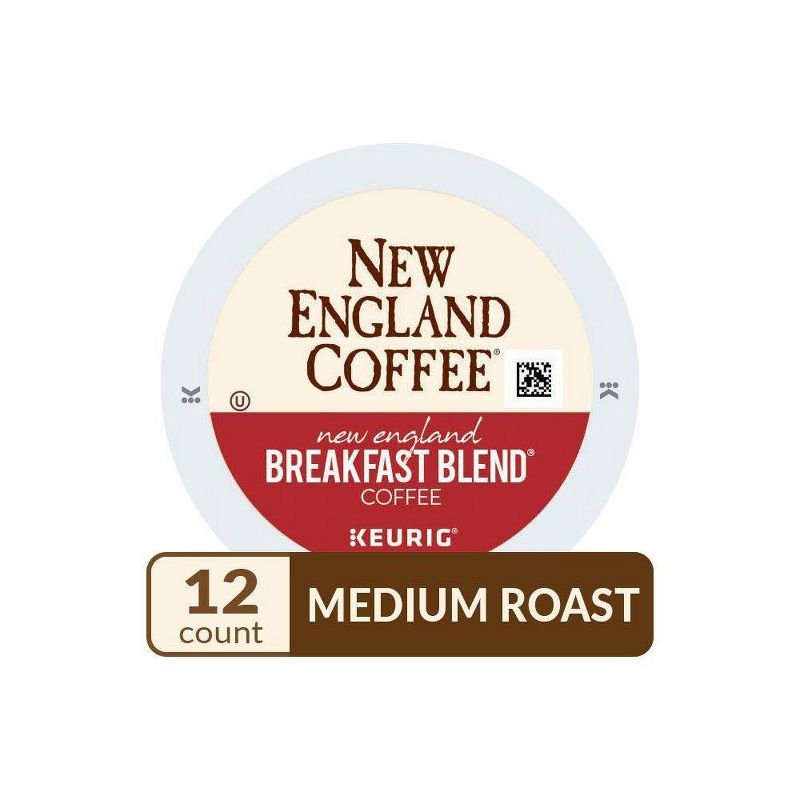 New England Breakfast Blend Medium Roast - Keurig K-Cup Pods - 12ct