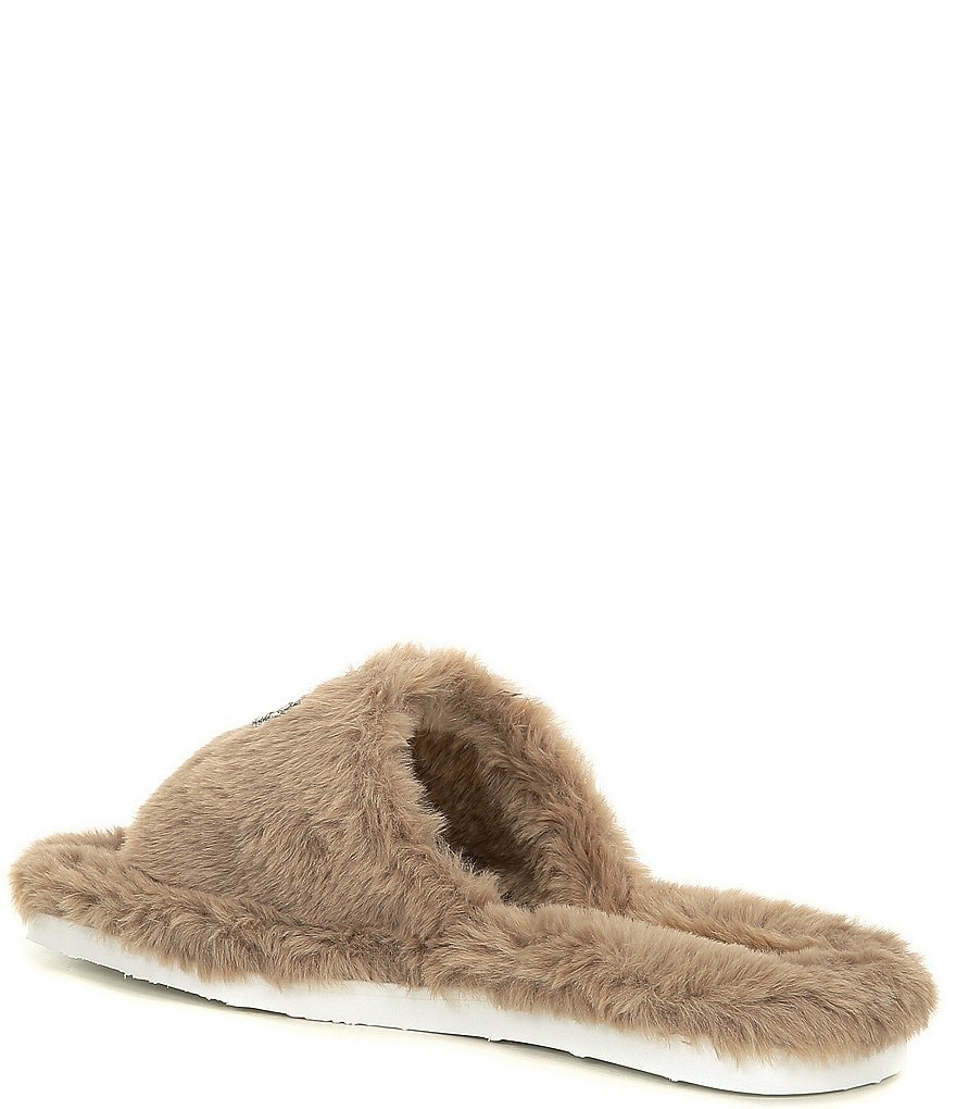 Antonio Melani Lushhh Faux Fur Slippers