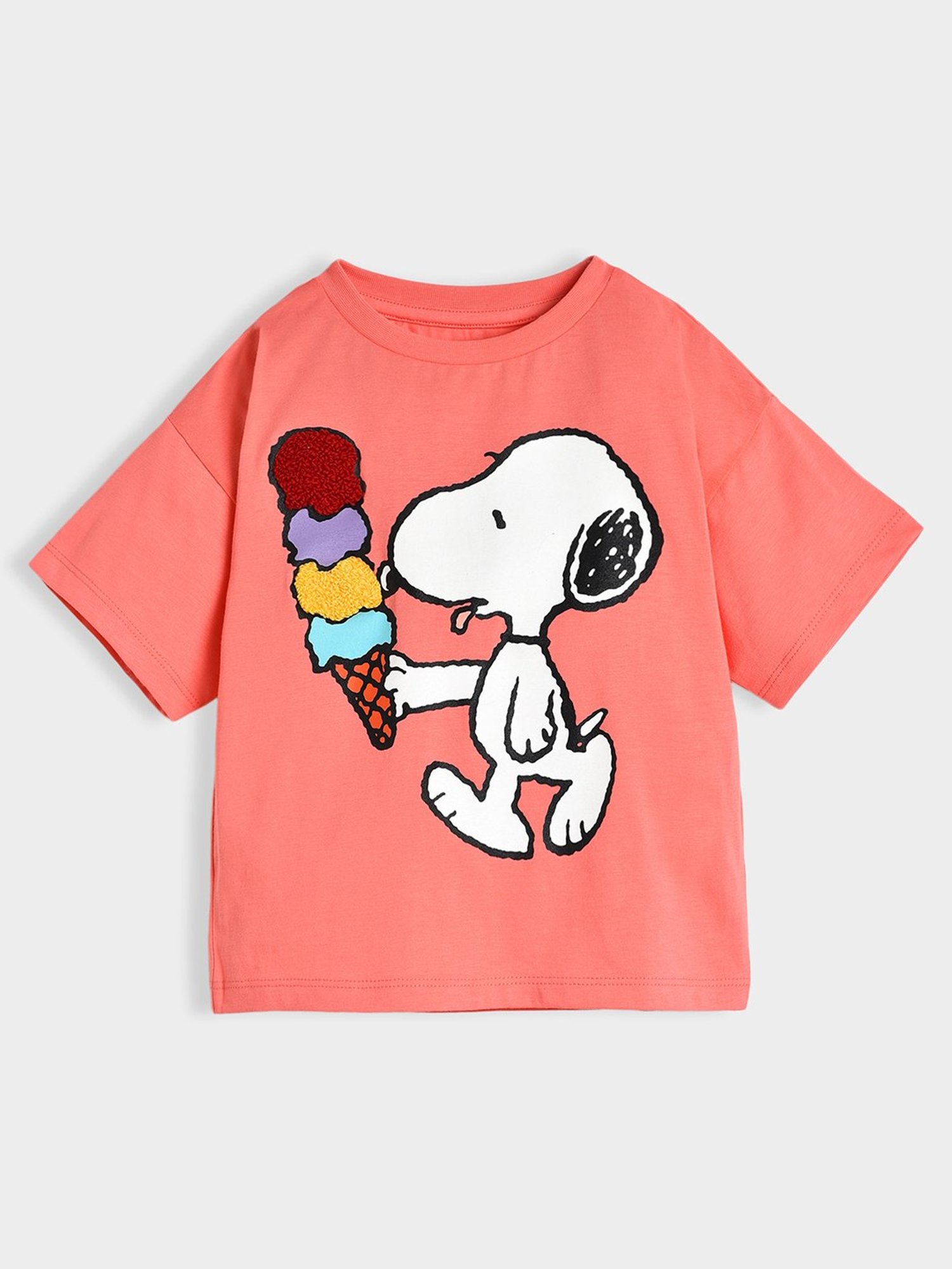 MiArcus Kids Pink Printed T-Shirt