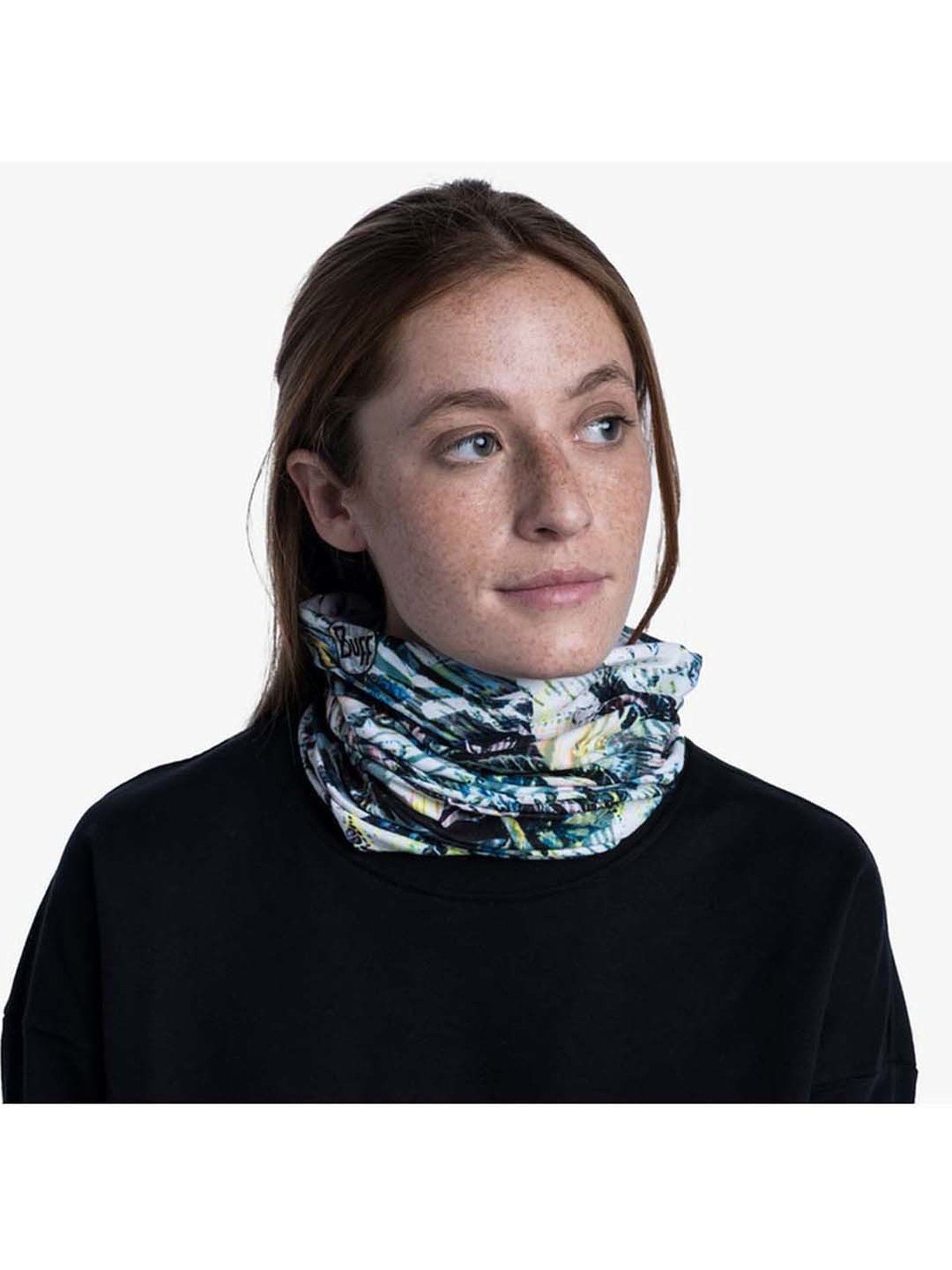 BUFF Original Ecostretch Pur3 Green Printed Bandanas
