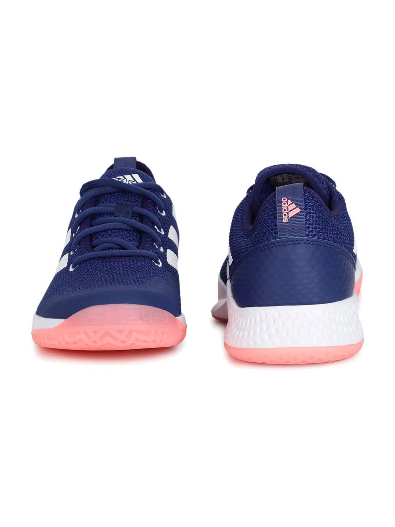 Adidas Women's Court Control Indigo Blue Tennis Shoes