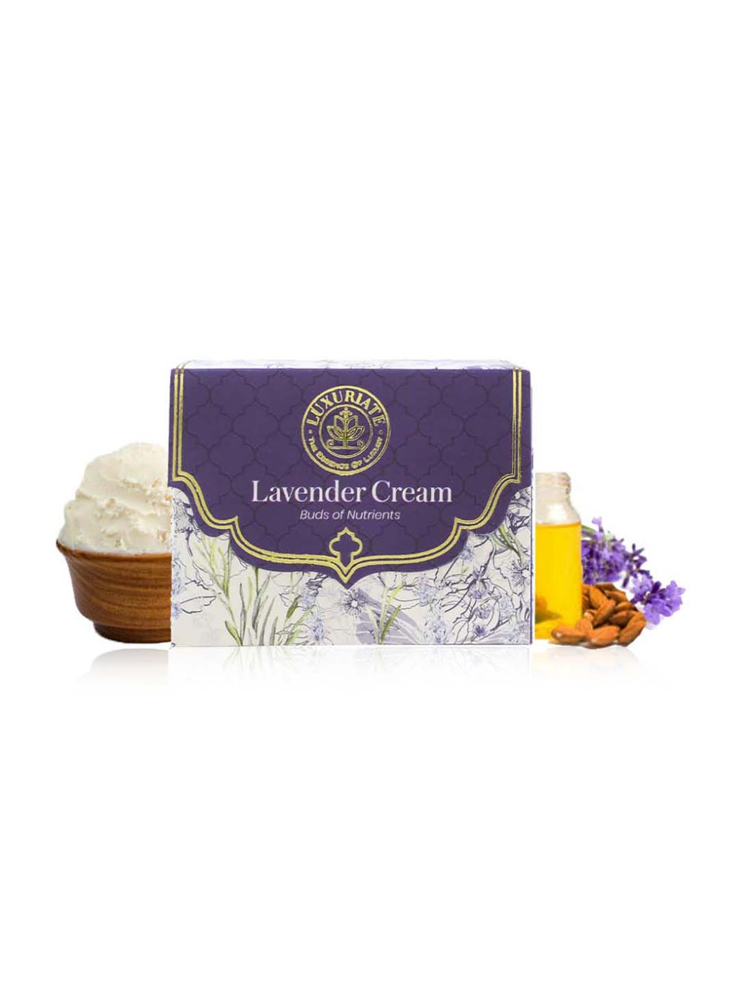 Luxuriate Natural Lavender Moisturizer Cream With Shea & Kokum Butter - 50 gm
