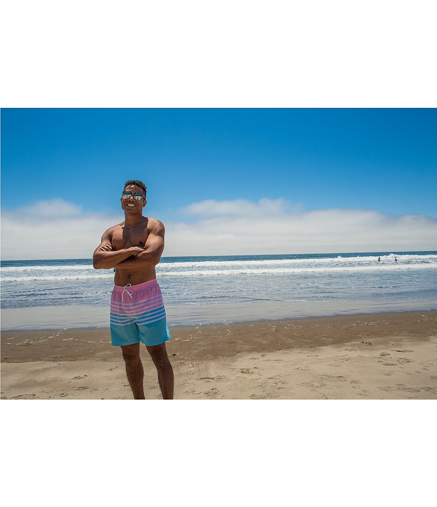 Polo Ralph Lauren Traveler Solid Blue 5 3/4#double; Inseam Swim Trunks