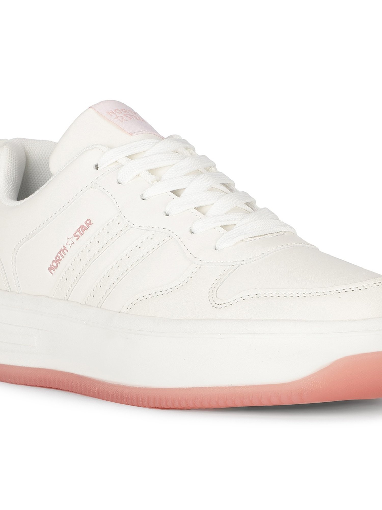 North Star by Bata Women's GINA White Sneakers