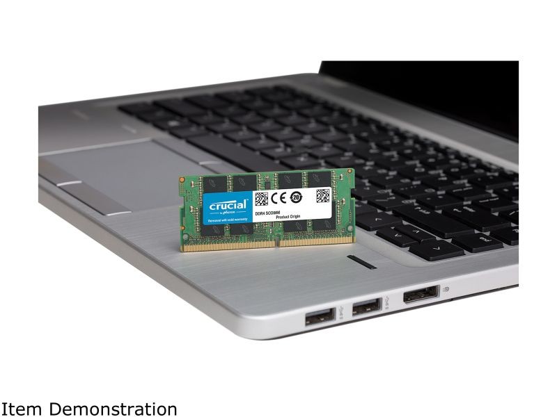 Crucial 32GB Single DDR4 3200 MT/s CL22 SODIMM 260-Pin Memory - CT32G4SFD832A