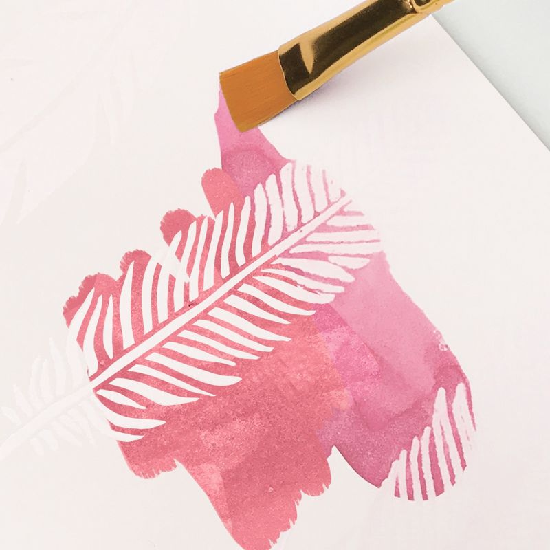 Brea Reese 5'' x 10'' Watercolor Resist Panel