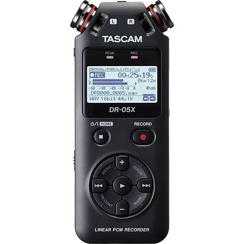 DR05X Stereo Handheld Digital Recorder and USB Audio Interface DR05X DR05X