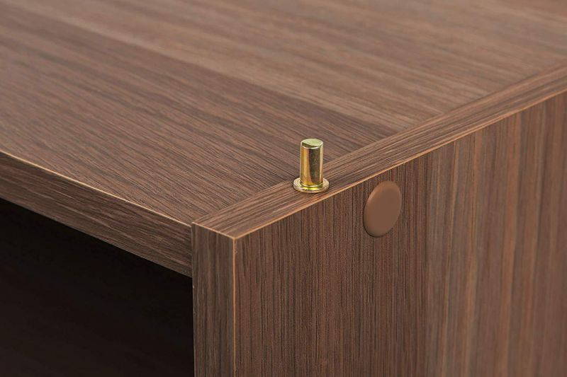 IRIS USA, SBDR-DB, Modular Stacking Storage Box with Drawer, Dark Brown, 1 Pack