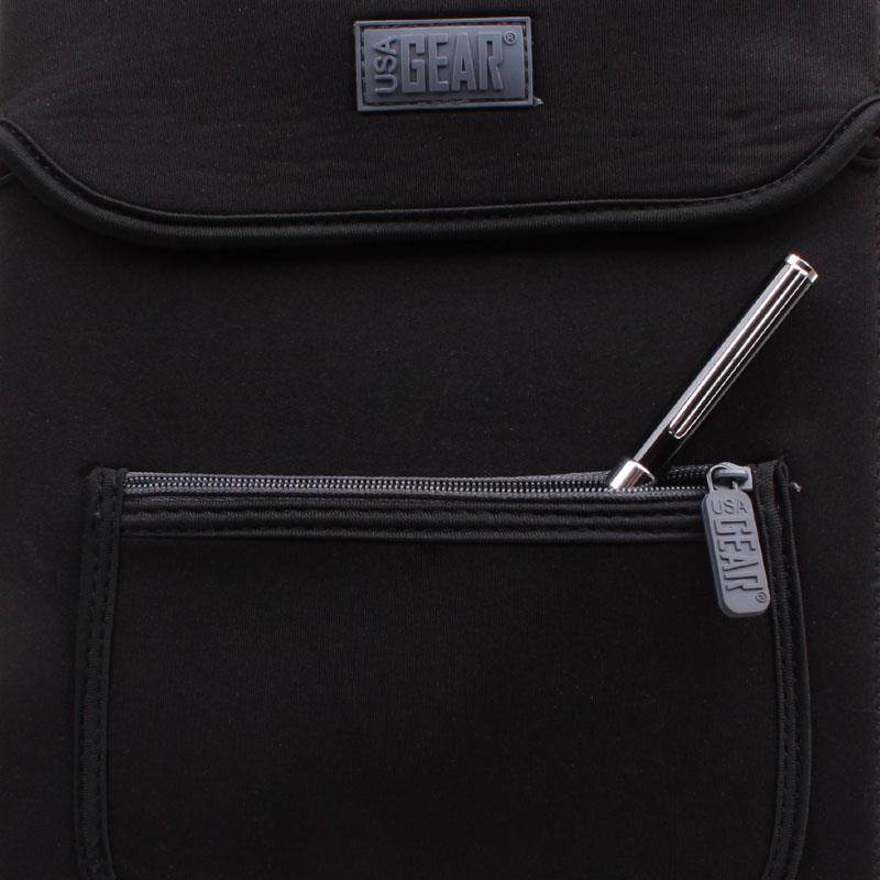 USA Gear Neoprene 10.1" Tablet Sleeve Carrying Case for Microsoft Surface Tablet RT and Pro Windows 8 Tablet - Includes Cleaning Cloth