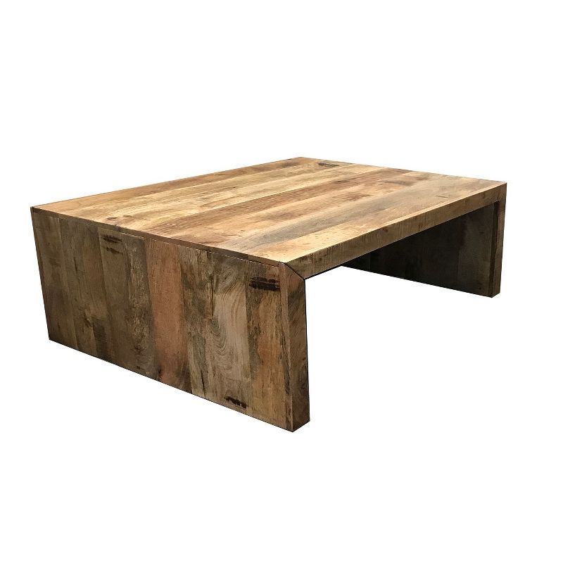 Solid Mango Wood Coffee Table Natural - Timbergirl
