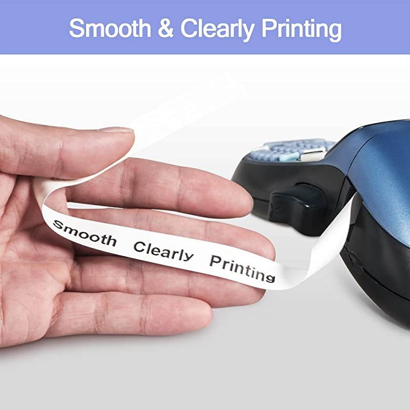 Compatible Label Tape Replacement for Brother Label Maker Tape TZe-251 TZe-151 TZe-451 TZe-651 24mm TZe Tape for P-Touch PT-D600 PT-P700 PTP750W PT2730 ( Clear, White, Yellow, Red, 4-Pack )