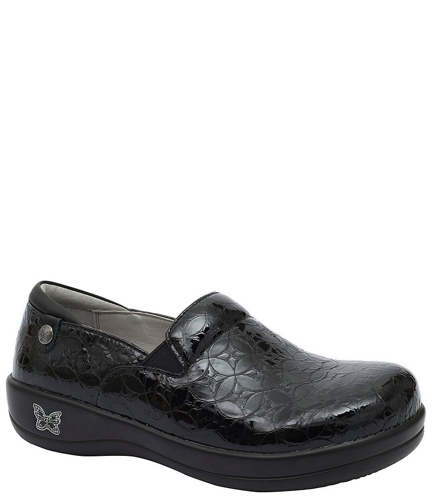 Alegria Keli Slip Resistant Slip-On Leather Clogs