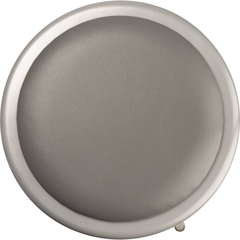 2pk 30" Heavy Duty Vinyl Padded Steel Barstool Gray - Hampton Collection